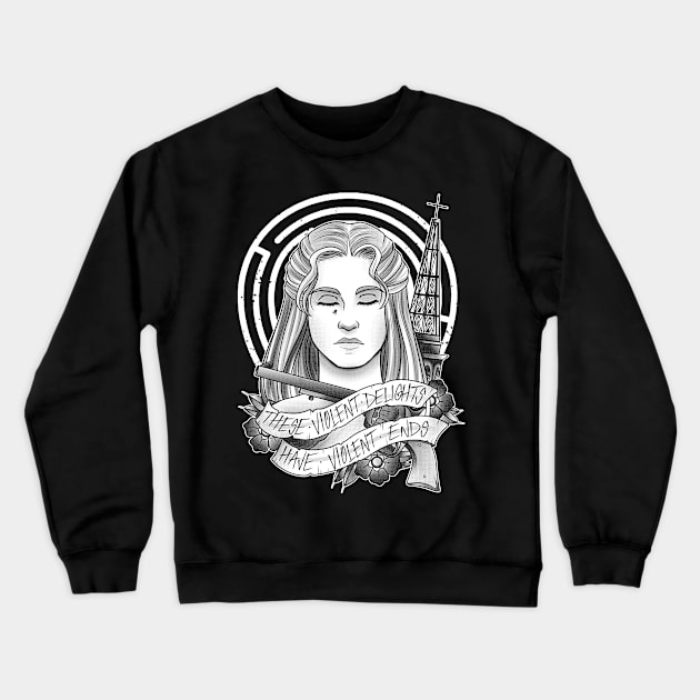 These Violent Delights Crewneck Sweatshirt by CleverAvian